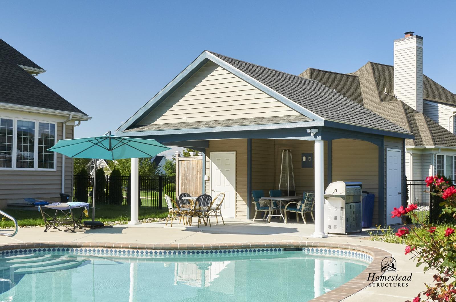 Avalon Pool House Exterior Shots Homestead Structures